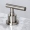 Kingston Brass FSC8928CML Manhattan Widespread Bathroom Faucet W/ Brass Pop-Up, Nickel FSC8928CML - alternate 2